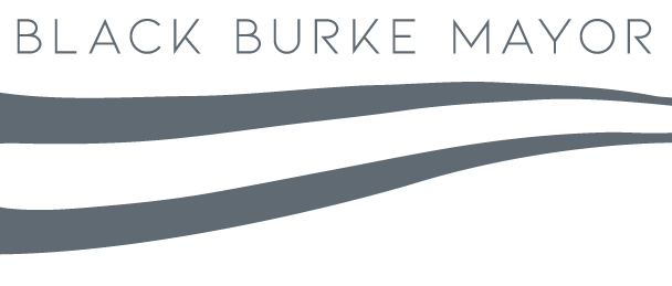 Black Burke Mayor Logo